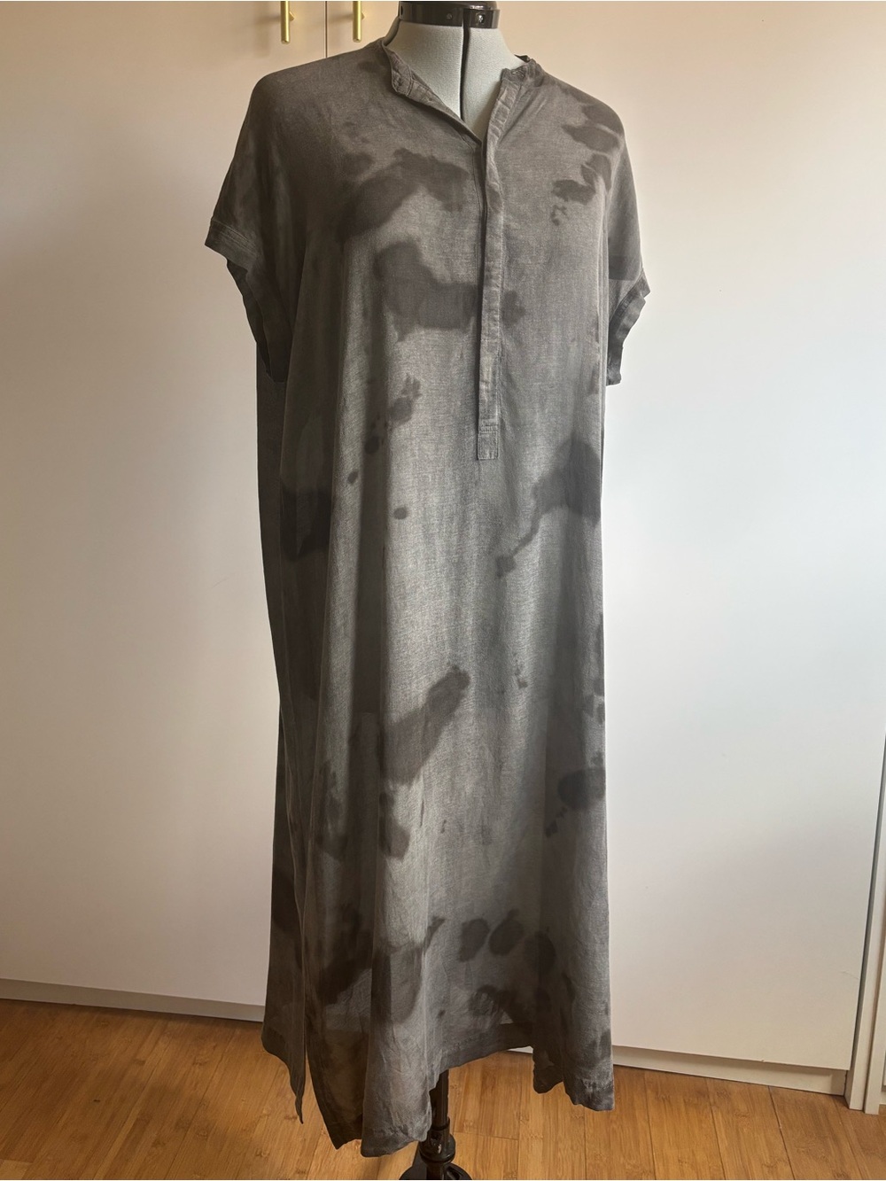 Pas De Calais Natural Hand-Dyed Tunic Dress